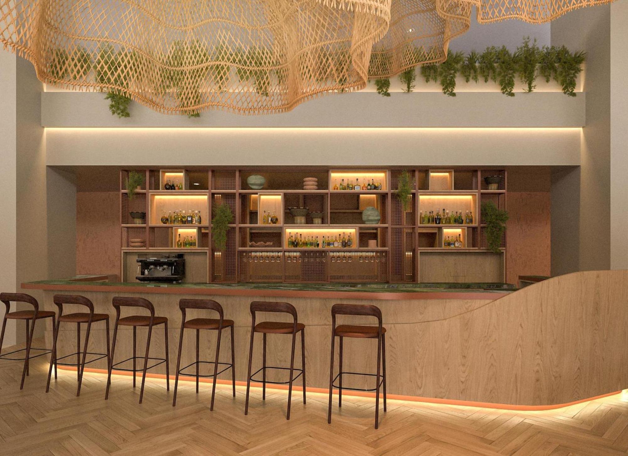 فندق Kimpton Atlantico Algarve By Ihg البوفيرا المظهر الخارجي الصورة The bar at the new home of the London Contemporary Dance School