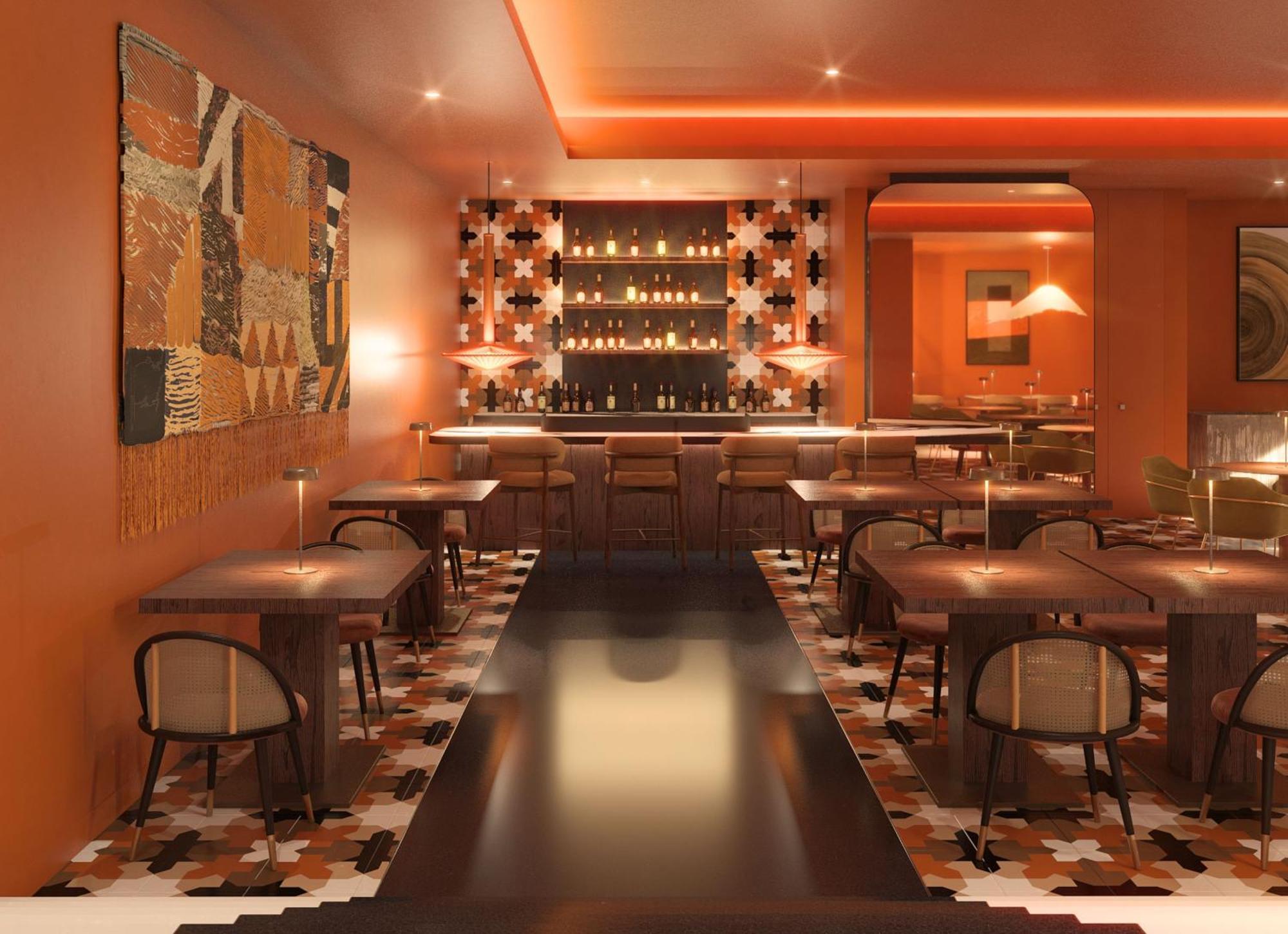 فندق Kimpton Atlantico Algarve By Ihg البوفيرا المظهر الخارجي الصورة 3D rendering of a restaurant